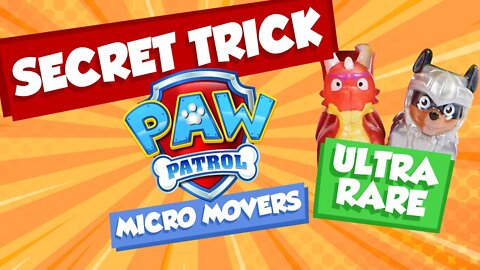 Secret Trick Revealed! Paw Patrol Micro Movers Series 3 - Get Claw and his Dragon from mystery bags!