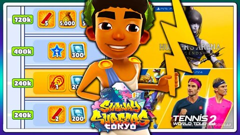 Subway Surfers Tóquio 2021 | Jogos PSN Plus Agosto | Recorde com Nikos