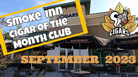 Smoke Inn Cigar of the Month Club September 2023 | Cigar prop