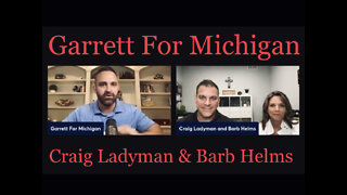 Garrett Soldano with Craig Ladyman and Barb Helms. Running for school board in Rockford, Michigan.