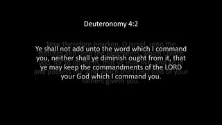 Deuteronomy Chapter 4