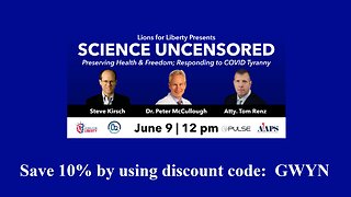 Science Uncensored - Upcoming Event on June 9, 2023