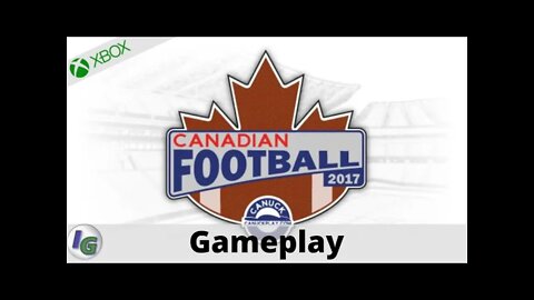Canadian Football 2017 Gameplay (currently on sale till 8/23/2021 for 1.99) on Xbox