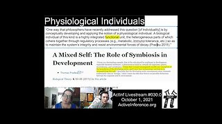 ActInf Livestream #030.0 ~ “How to count biological minds: symbiosis, the free energy principle..."