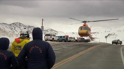 Search and rescue teams investigating if anybody was caught in avalanche on Loveland Pass