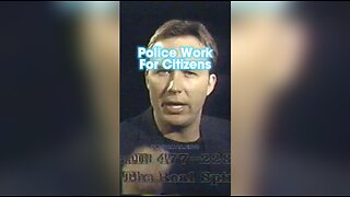 Alex Jones: Support Good Police, Not Tyrannical Police - 1990s