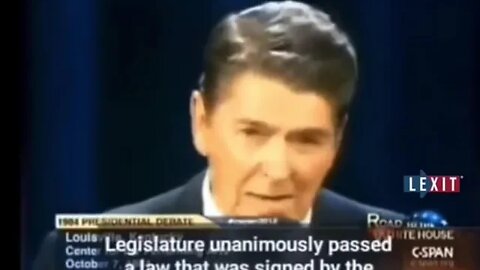 Ronald Reagan talks on ABORTION and Murder #shorts