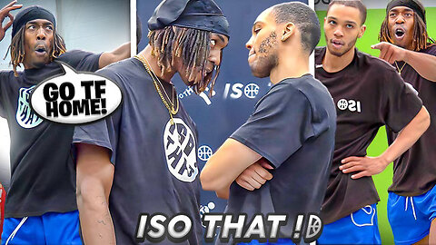 "PRO WHAT?!?!" | INTENSE STREET BALL HOOPER vs. OVERSEAS PRO GET'S PERSONAL! | Iso That - Episode 5