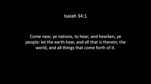 Isaiah Chapter 34