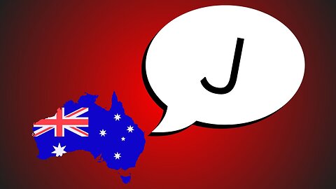 How Australians pronounce the letter 'J'. English Alphabet.