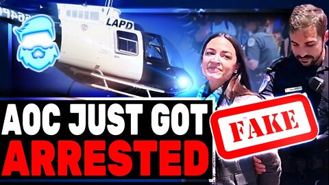 AOC BUSTED Faking Handcuffing During Arrest At Supreme Court Protest! Alexandria Ocasio-Cortez Lies