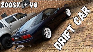 Nissan 200sx s13 First drive V8
