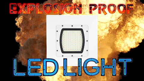 ATEX Explosion Proof LED Light Fixture for Refineries - Class I Division 2 - Lay-in Troffer