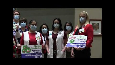 Tiffany Dover with nursing leadership - Video vom 21.12.2020 - CHI Memorial