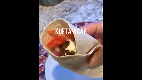 Kofta wrap