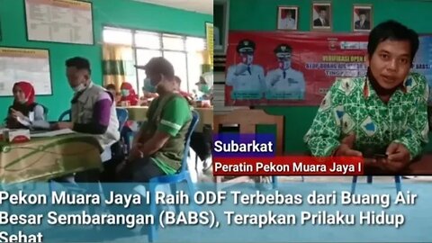 Pekon Muara Jaya I Raih ODF Terbebas dari Buang Air Besar Sembarangan (BABS)