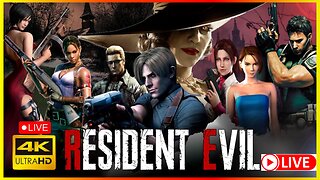 🔴 Live RESIDENT EVIL Walkthrough Marathon Stream 👻 Eat/Sleep/Study/Relax 👻 Best Game Plays