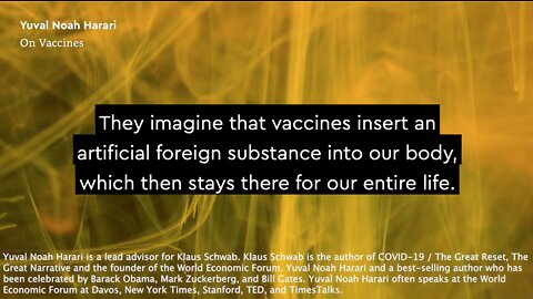 Yuval Noah Harari | "People Are Afraid of Vaccines. They View Vaccines As Alien & Unnatural."