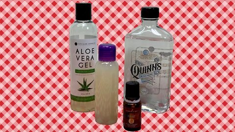 HOMEMADE HAND SANITIZER!! ALCOHOL FREE!!