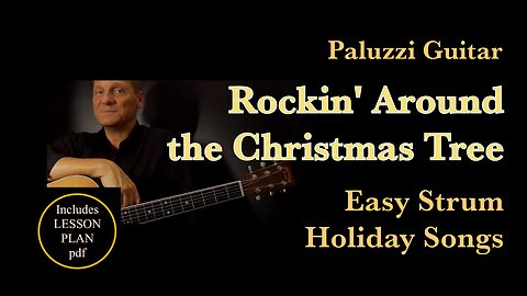 Rockin' Around the Christmas Tree Easy Strum Acoustic Guitar Lesson