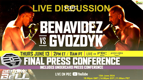 David Benavidez vs Oleksandr Gvozdyk: Final Press Conference | LIVE COMMENTARY