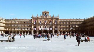 🇪🇸UMA DAS MAIS BELAS PRAÇAS DA ESPANHA - Salamanca, Espanha | GoEuropa