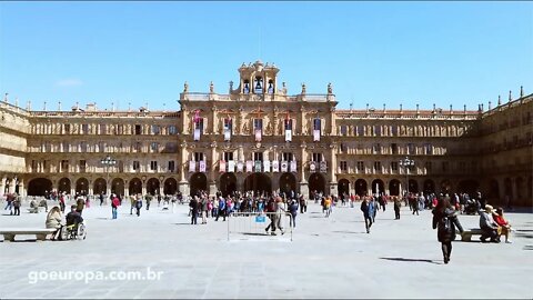 🇪🇸UMA DAS MAIS BELAS PRAÇAS DA ESPANHA - Salamanca, Espanha | GoEuropa