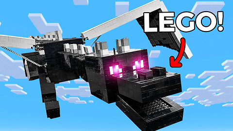 Building the Ender Dragon with 10,000 LEGOs!