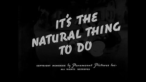 Popeye The Sailor - It's The Natural Thing To Do (1939)