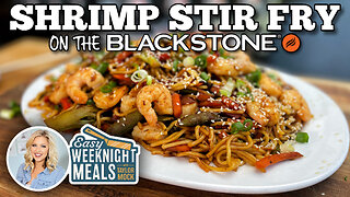 Easy Weeknight Meals: Shrimp Stir-fry | Blackstone Griddles