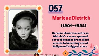 Marlene Dietrich (1901–1992) | TOP 150 Women That CHANGED THE WORLD | Short Biography