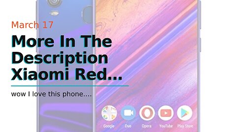 More In The Description Xiaomi Redmi 7 32GB+3GB RAM 6.26" HD+ LTE Factory Unlocked GMS Smartpho...