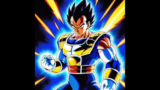 Vegeta powers up