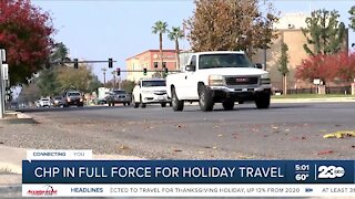 CHP in full force for holiday travel