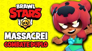 Brawl Stars - Combate duplo jogando com a Nita