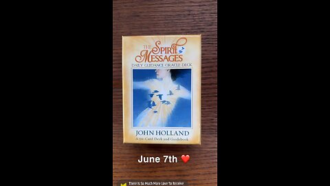 6/7/23 card: receive love