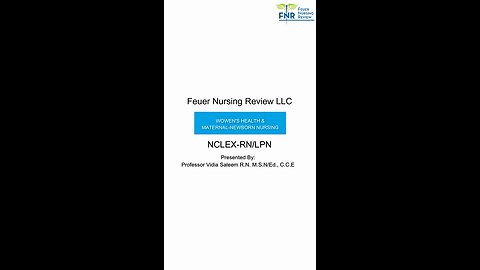 Feuer NCLEX Women's Health & Maternity Newborn Nursing