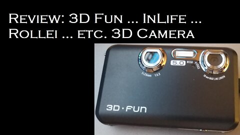 Review: budget 3D camera