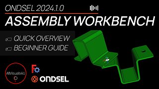 ⚡ Quick Preview - Ondsel Assembly Workbench - Freecad Assembly Tutorial | #Shorts