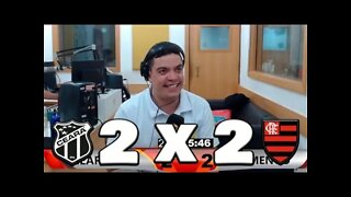 REAÇÕES RÁDIO TRANSAMÉRICA - CEARÁ 2 X 2 FLAMENGO - CAMPEONATO BRASILEIRO