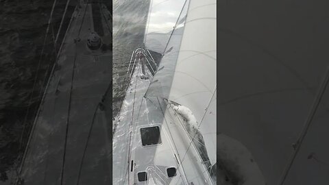 Holy Sh*t! View from the mast under full sail! #sailing