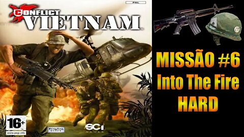 [PS2] - Conflict Vietnam - [Missão 6 - Into The Fire - Hard] - PT-BR - 60Fps - [HD]