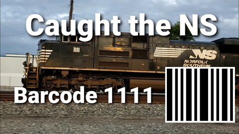 Norfolk Southern barcode 1111 finally caught it