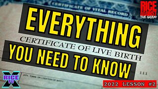 Great Birth Certificate Deception w Dr. KL Beneficiary (Lesson #2 2022)