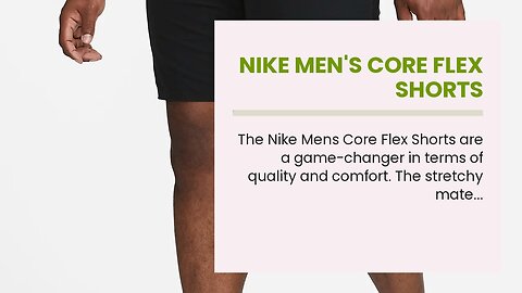 Nike Men's Core Flex Shorts
