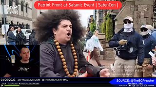 LIVE Patriot Front at Satanic Event | Aron Ra | SatanCon |