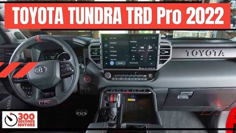 TOYOTA TUNDRA TRD Pro 2022 on Super White Color Interior