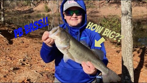 I caught my biggest bass ever!!