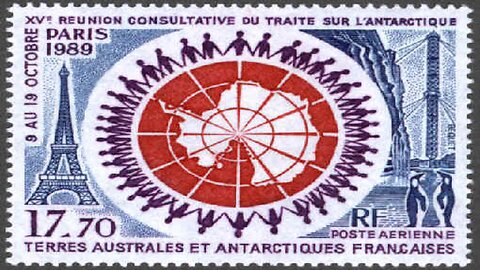 Encyclopédie AMERICANA de 1958, chapitre sur l'ANTARCTIQUE - Is that a proof? Tinfoil hat! (Vostfr)