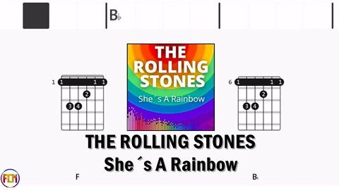THE ROLLING STONES She´s A Rainbow - FCN GUITAR CHORDS & LYRICS